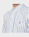 CUSTOM FIT STRIPED OXFORD SHIRT
