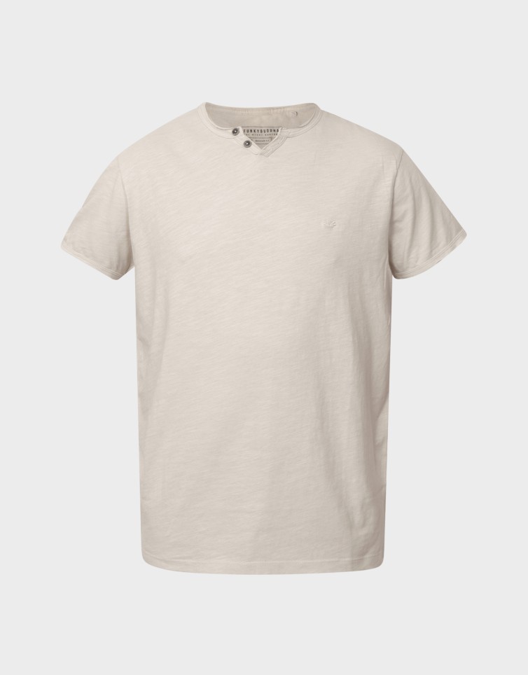 BASIC BUTTON T-SHIRT