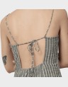 KAORI BLK STRAP DRESS