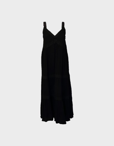 RUFFLE MAXI DRESS