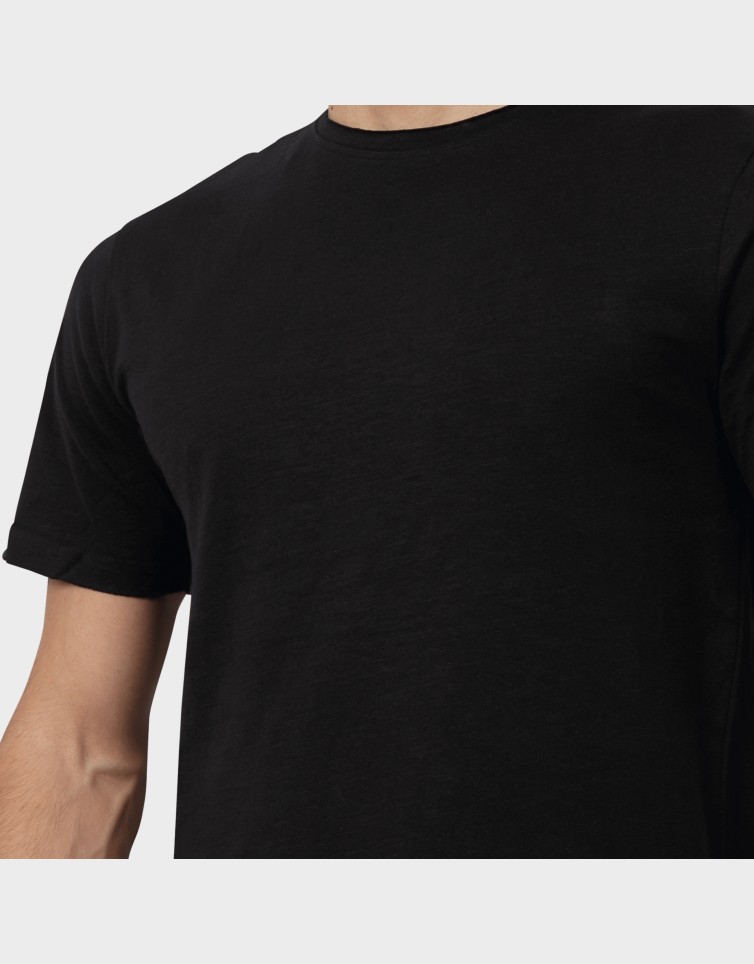 RAW NECK BASIC T-SHIRT