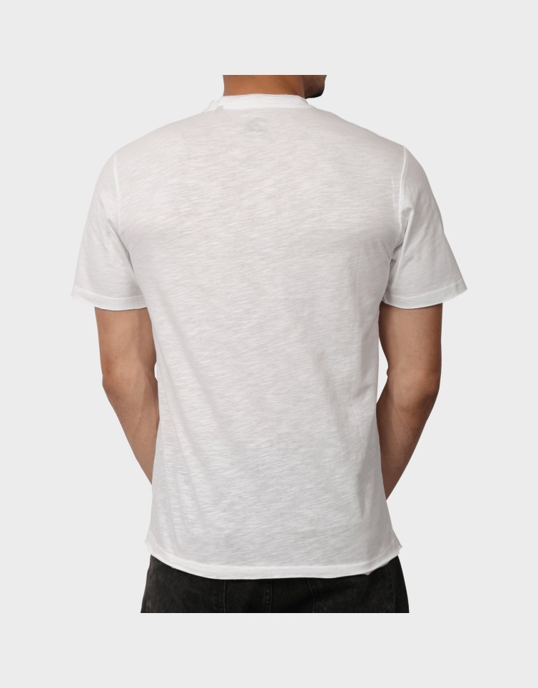 RAW NECK BASIC T-SHIRT