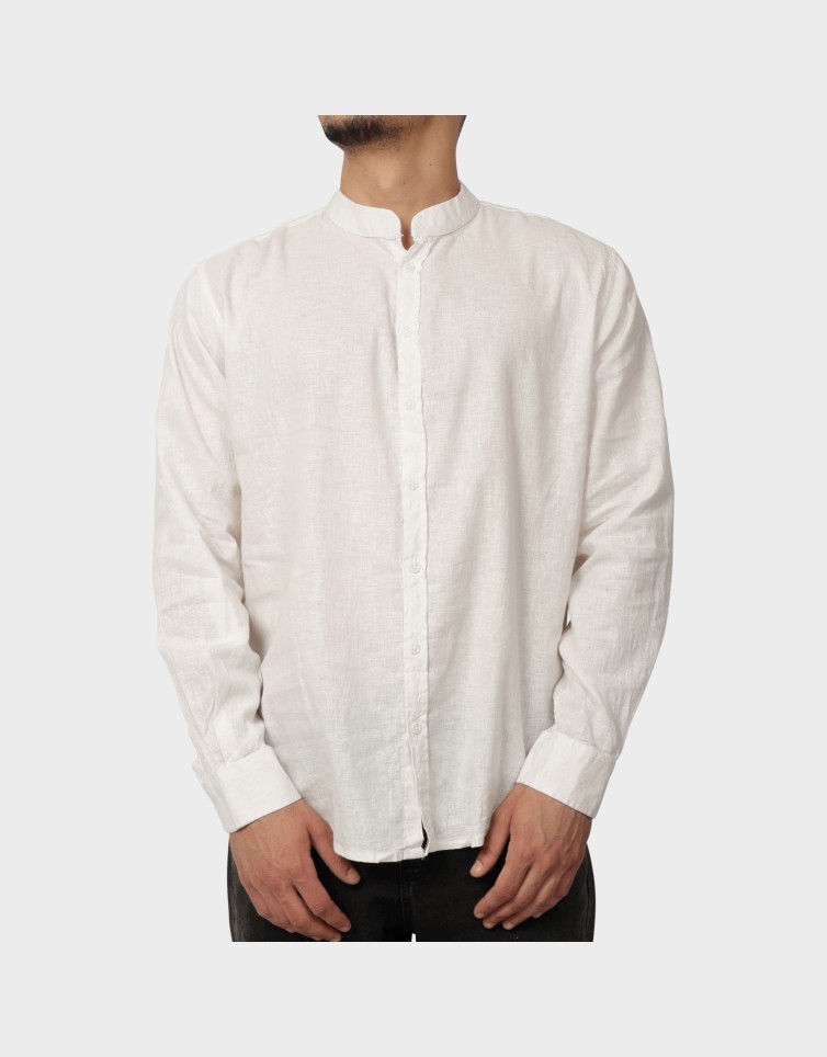 LINEN MAO LS SHIRT