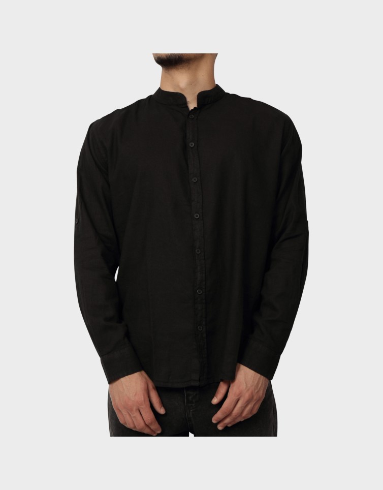 LINEN MAO LS SHIRT