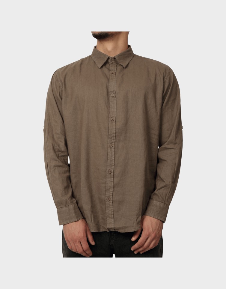 LINEN LS SHIRT