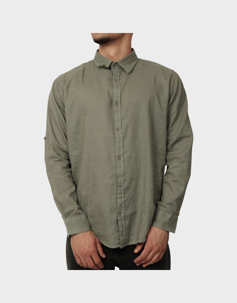 LINEN LS SHIRT
