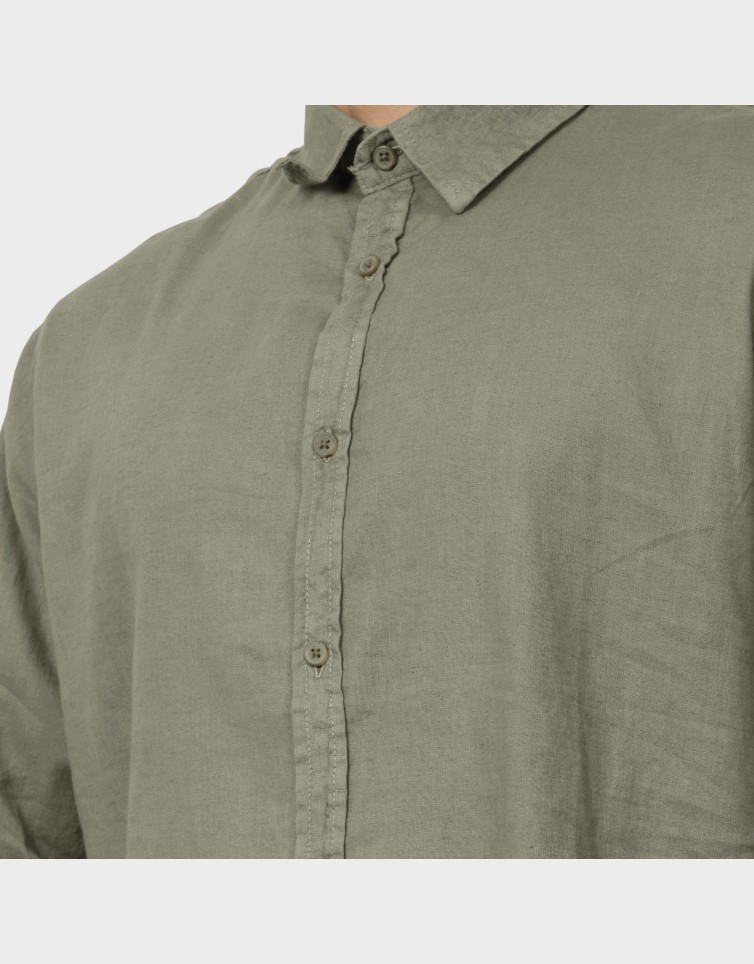 LINEN LS SHIRT