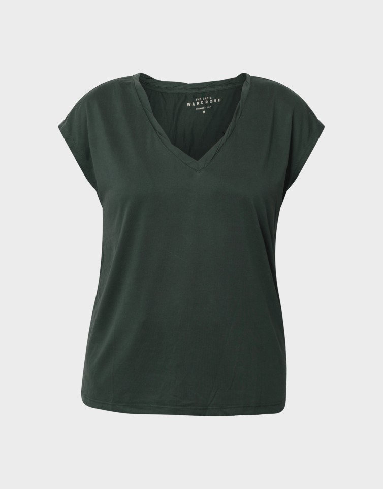 HANNAH S/S V-NECK TOP