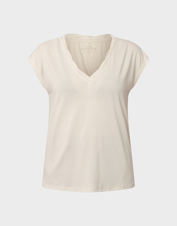 HANNAH S/S V-NECK TOP