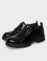 PATENT ZIP LOAFER