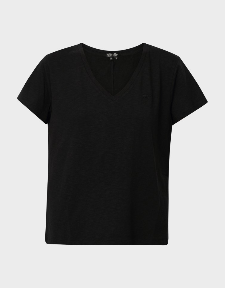 STUDIOS SLUB EMB VEE TEE