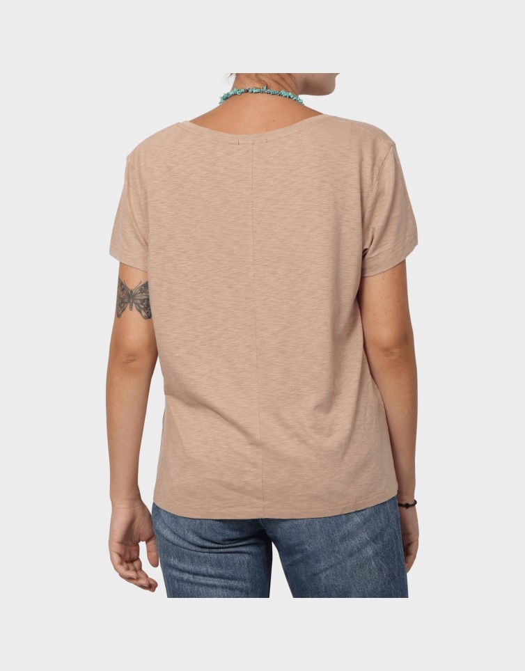 STUDIOS SLUB EMB VEE TEE