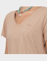 STUDIOS SLUB EMB VEE TEE