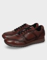LACE UP LEATHER SNEAKER