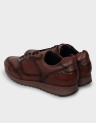 LACE UP LEATHER SNEAKER