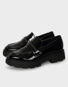 AGGIS METALLIC LOAFERS
