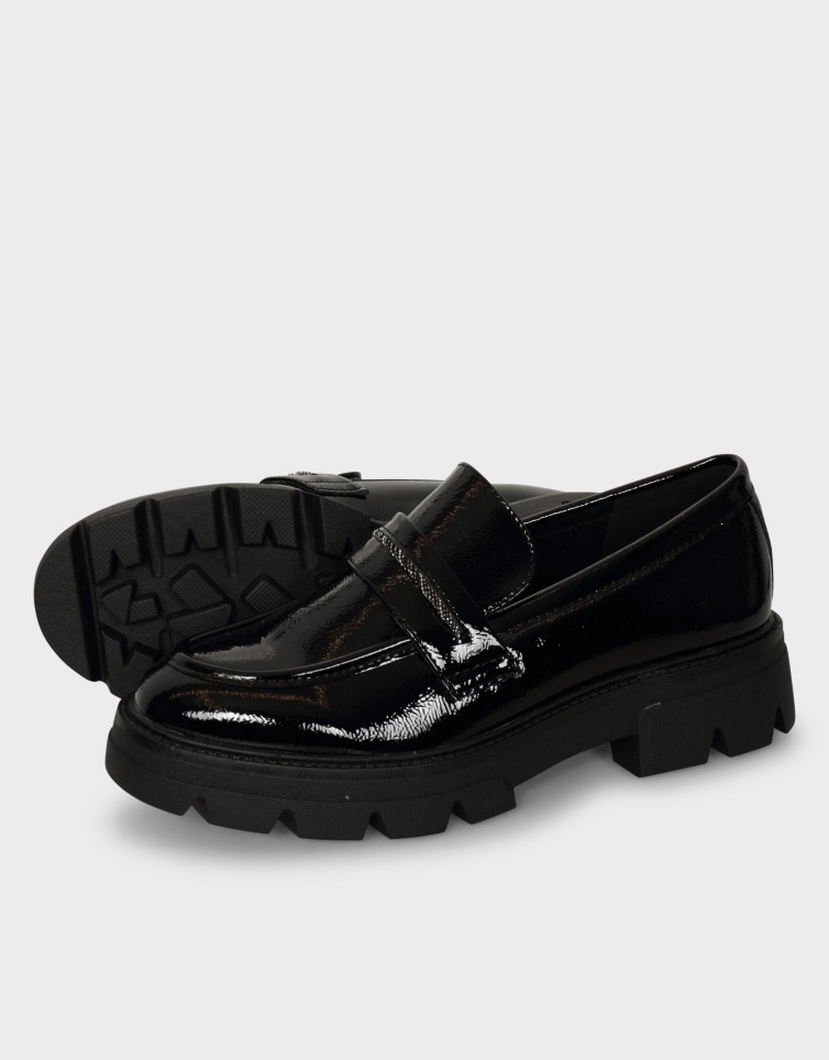 AGGIS METALLIC LOAFERS