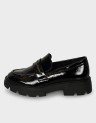 AGGIS METALLIC LOAFERS