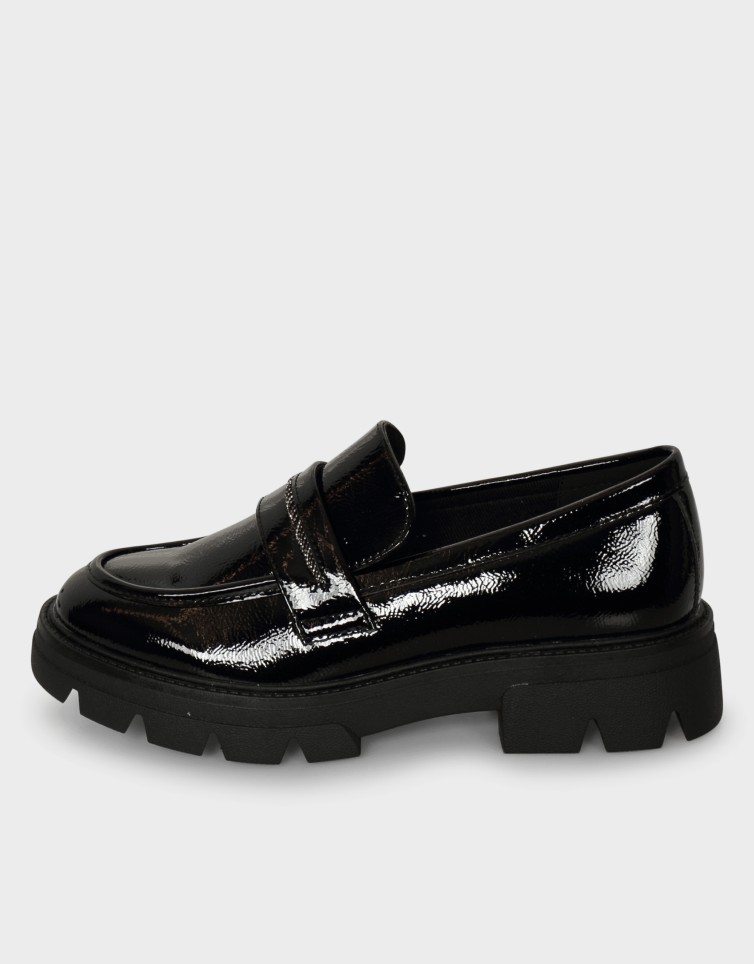 AGGIS METALLIC LOAFERS