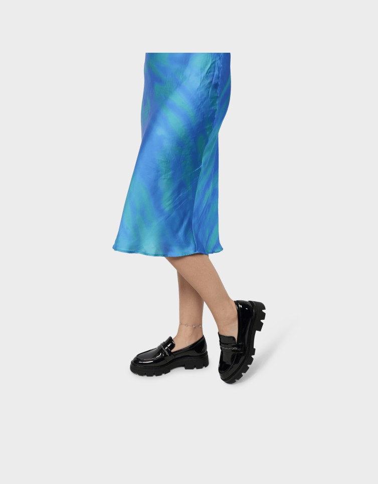 AGGIS METALLIC LOAFERS