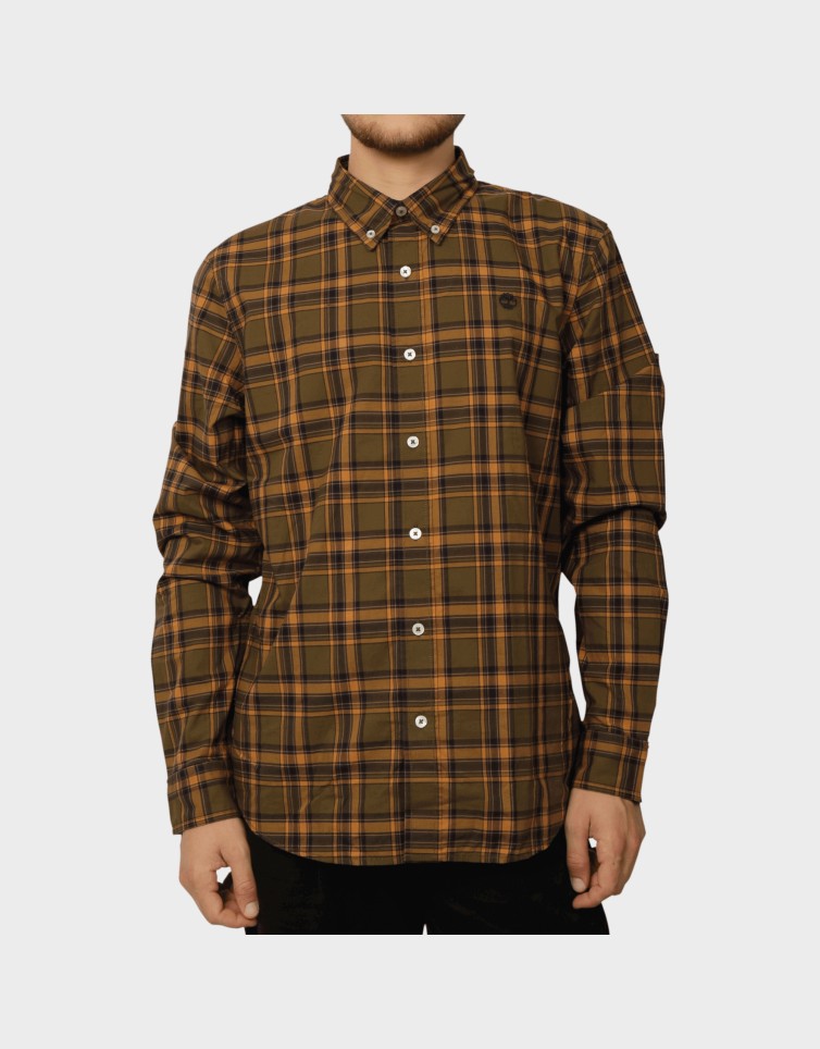 STRETCH POPLIN CHECK SHIRT