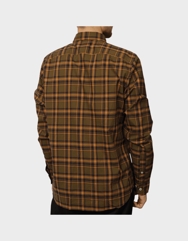 STRETCH POPLIN CHECK SHIRT