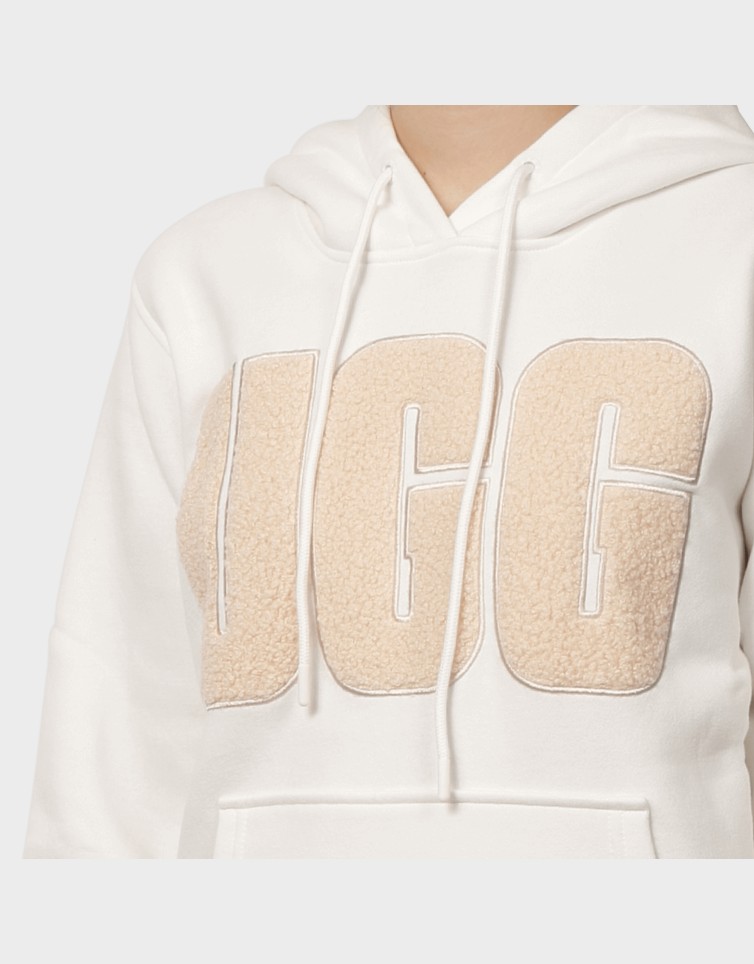 REY UGGFLUFF LOGO HOODIE