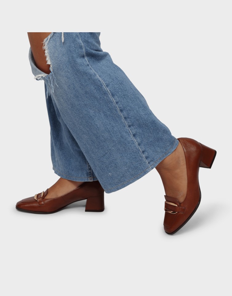 LEATHER CLASSIC PUMPS