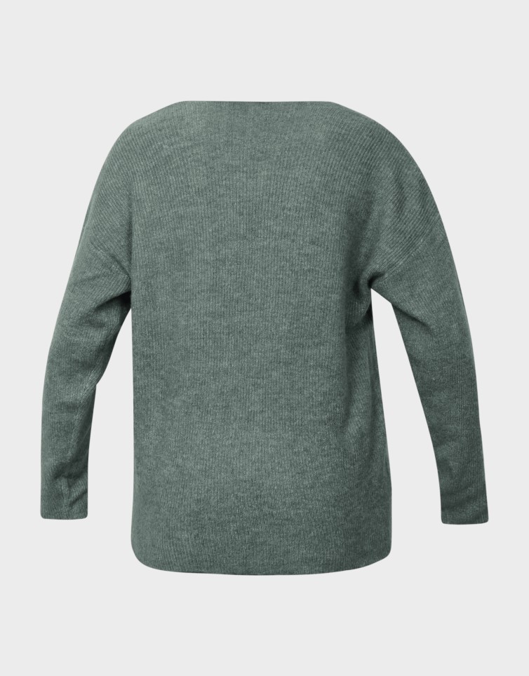 CREWLEFILE V-NECK BLOUSE