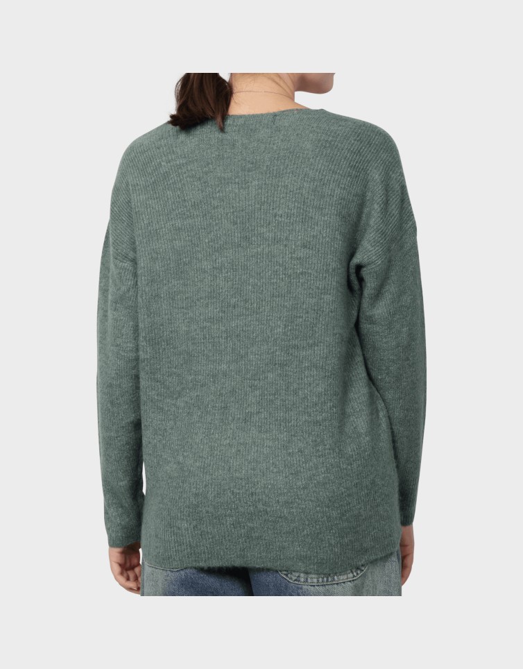 CREWLEFILE V-NECK BLOUSE
