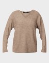 CREWLEFILE V-NECK BLOUSE