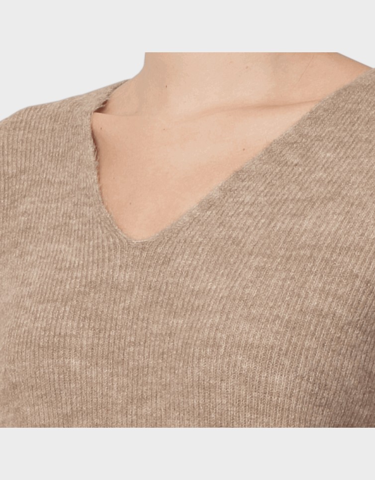 CREWLEFILE V-NECK BLOUSE