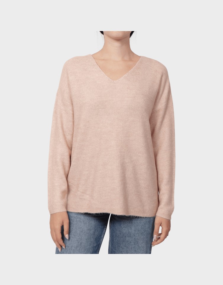 CREWLEFILE V-NECK BLOUSE