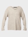 CREWLEFILE V-NECK BLOUSE