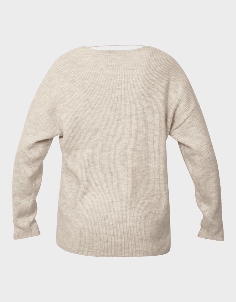 CREWLEFILE V-NECK BLOUSE