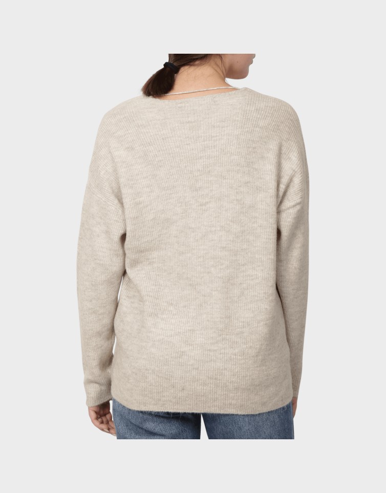 CREWLEFILE V-NECK BLOUSE