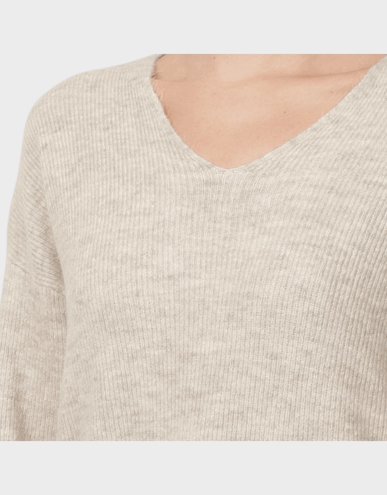 CREWLEFILE V-NECK BLOUSE