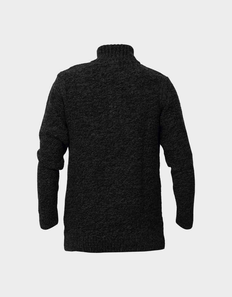 JACOB CABLE KNIT HALF ZIP