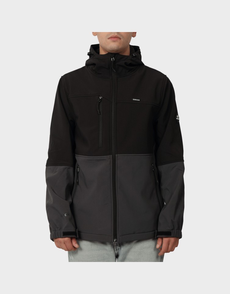 HOODED BONDED JACKET