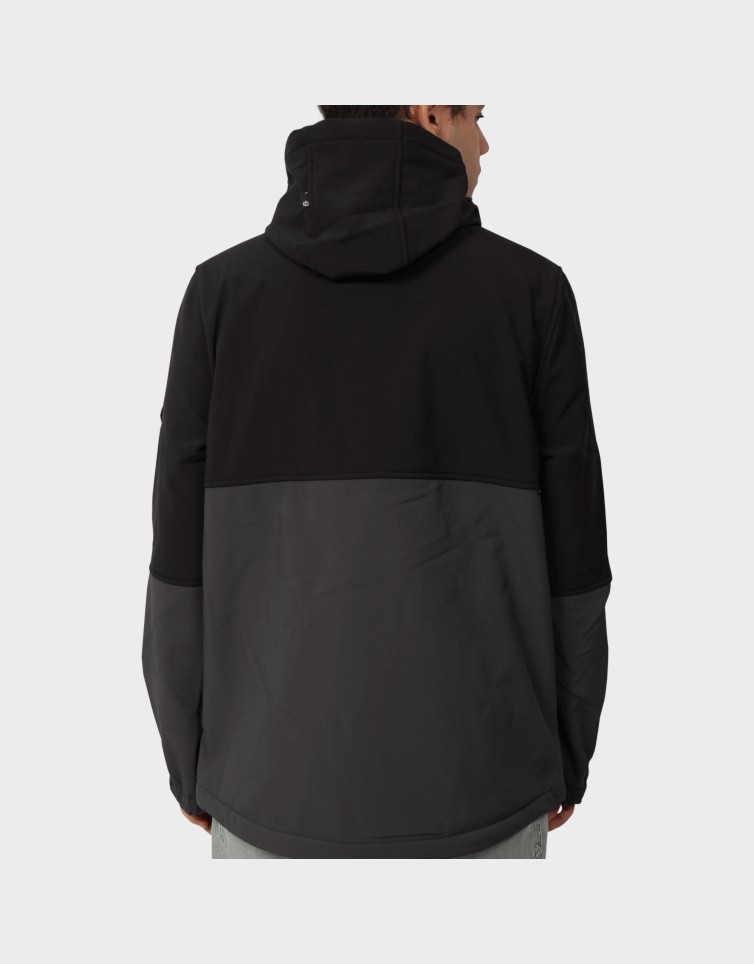 HOODED BONDED JACKET