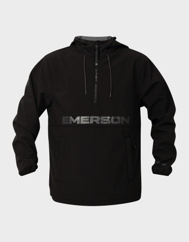 HOODED BONDED PULLOVER JACKET