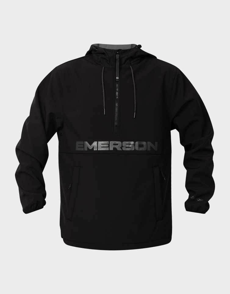 HOODED BONDED PULLOVER JACKET