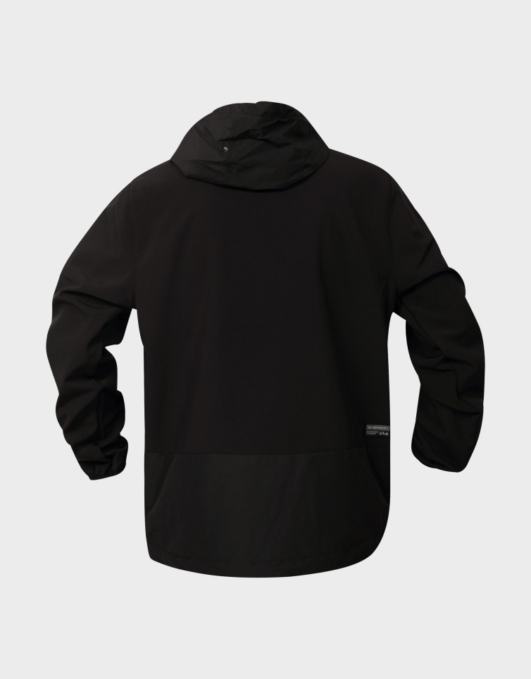 HOODED BONDED PULLOVER JACKET