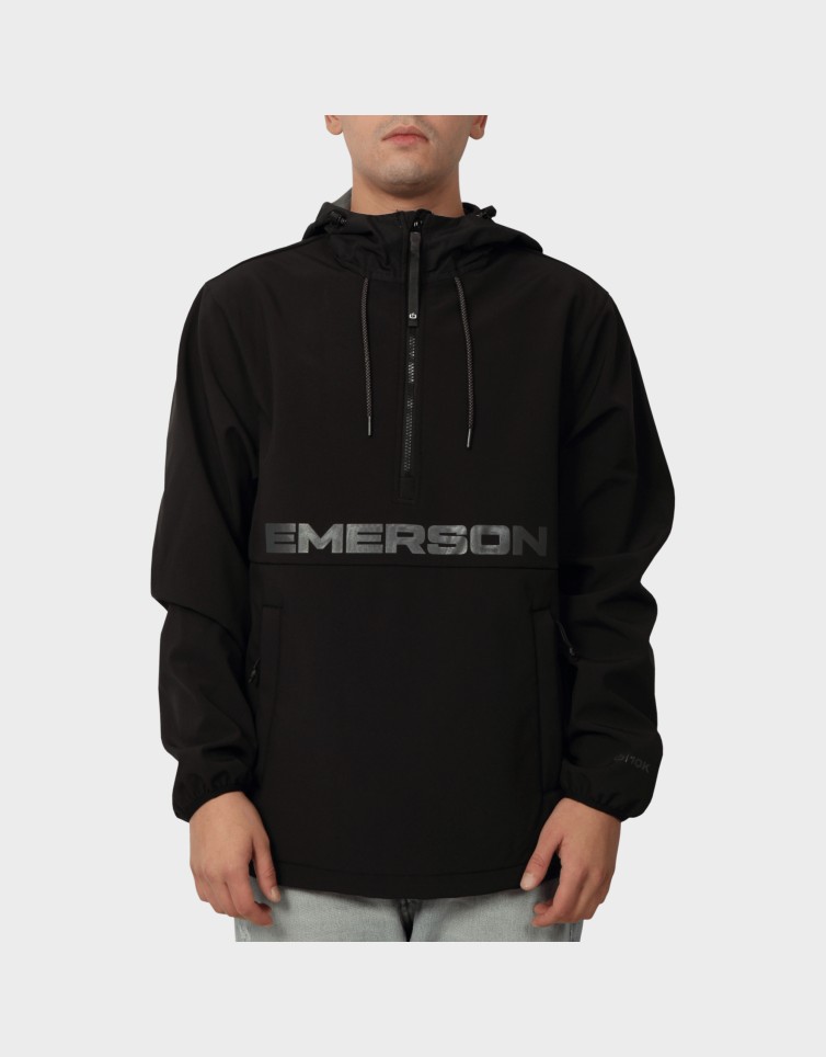 HOODED BONDED PULLOVER JACKET