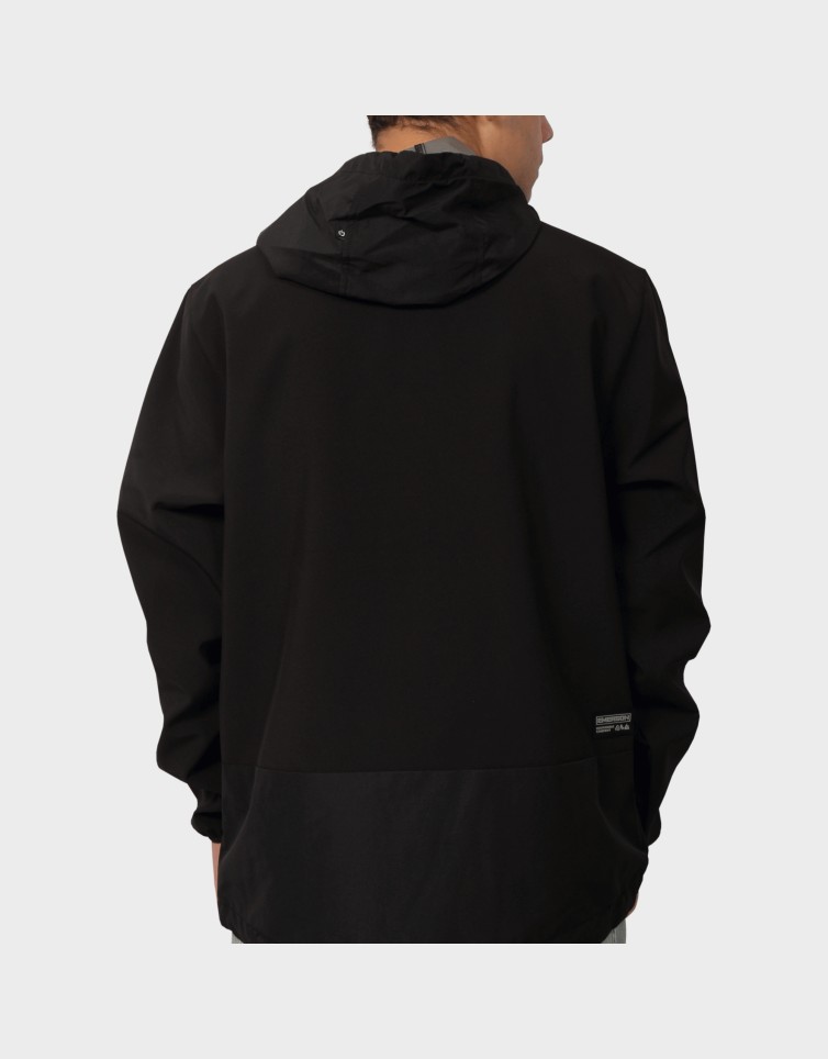 HOODED BONDED PULLOVER JACKET