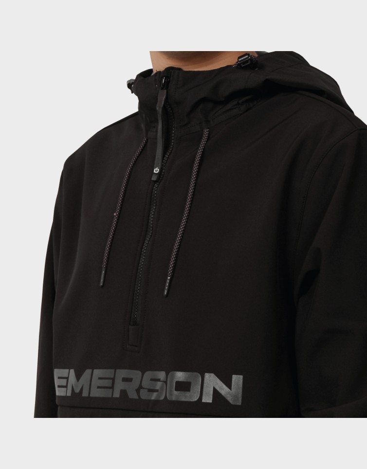 HOODED BONDED PULLOVER JACKET