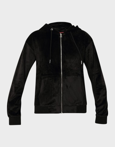 VELVET ZIP HOODIE