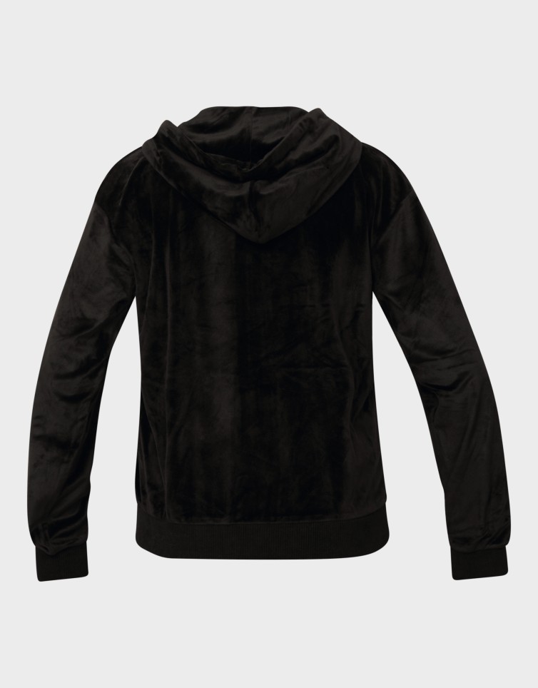 VELVET ZIP HOODIE