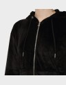 VELVET ZIP HOODIE
