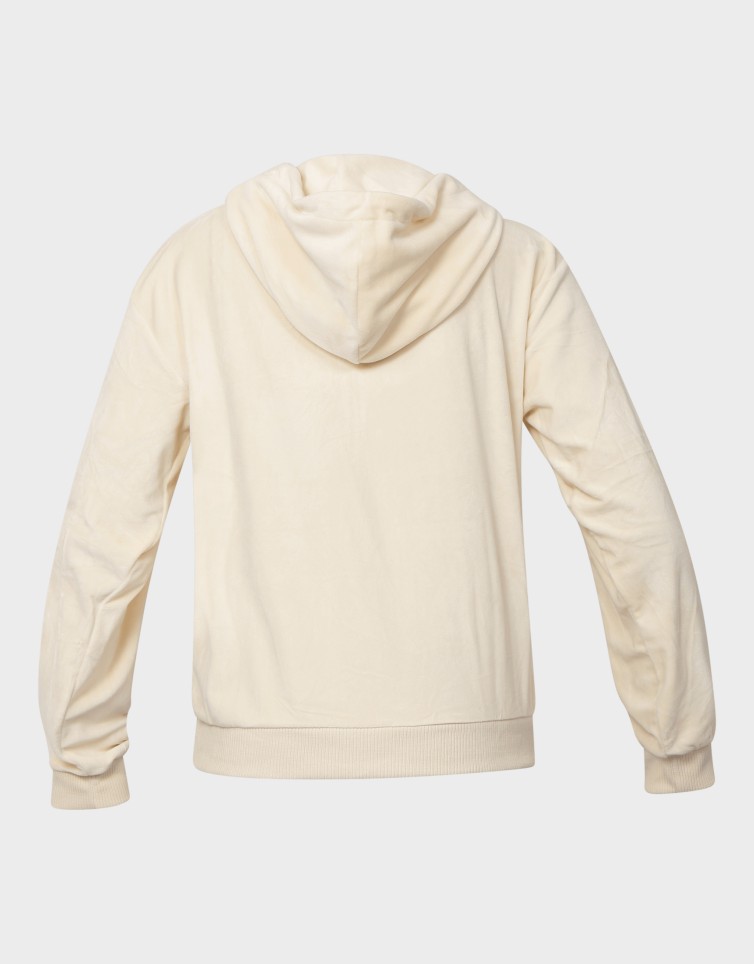 VELVET ZIP HOODIE